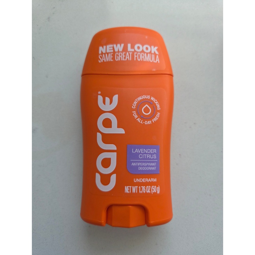 Carpe Underarm Antiperspirant Deodorant Lavender Citrus 1.76oz New Sealed